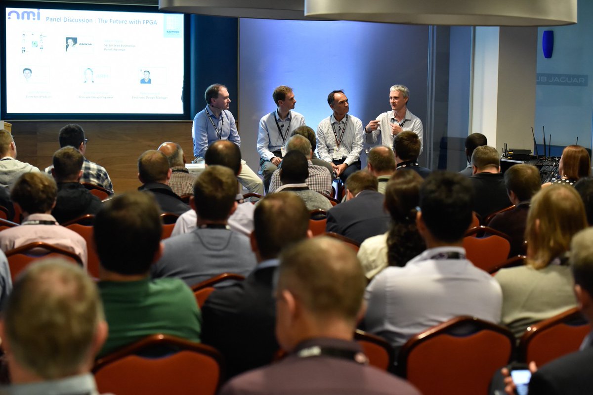 ElecDesignShow's tweet photo. .@3Dpcb @RSComponents @HARMANservices @NXP just some of the names speaking in the New Electronics Conference at #ElecDesignShow https://t.co/IpSsaiitI7