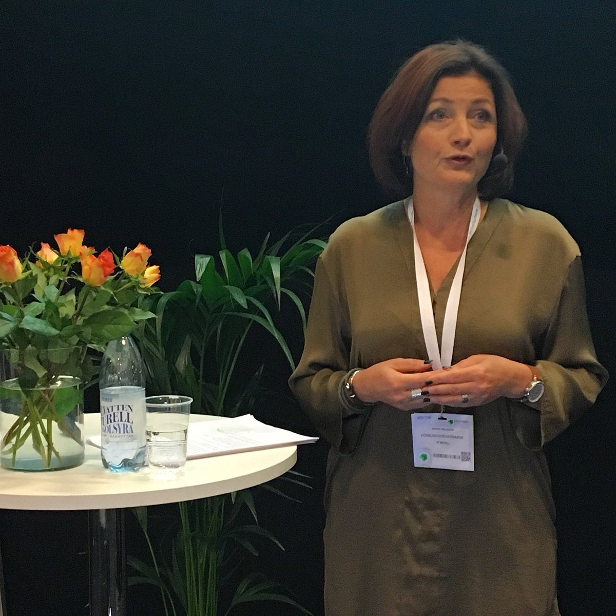 ”Vi kan utveckla svensk industri till en framgång för både människor, miljö och affärer.” @marienilsson64 talar på #industrimassorna