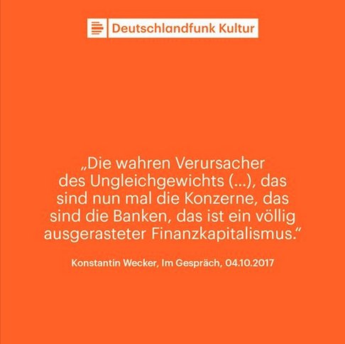 Wie wahr … #Ungleichheit #KonstantinWecker
deutschlandfunkkultur.de/liedermacher-k…
@dlfkultur