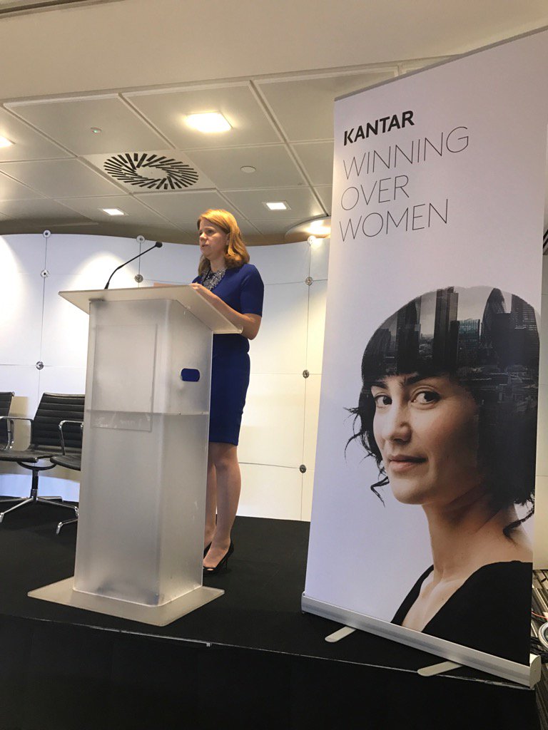Amy Cashman from Kantar TNS at the FT unveiling the Winning over Women study. Amazing stuff. #kantar #Brands