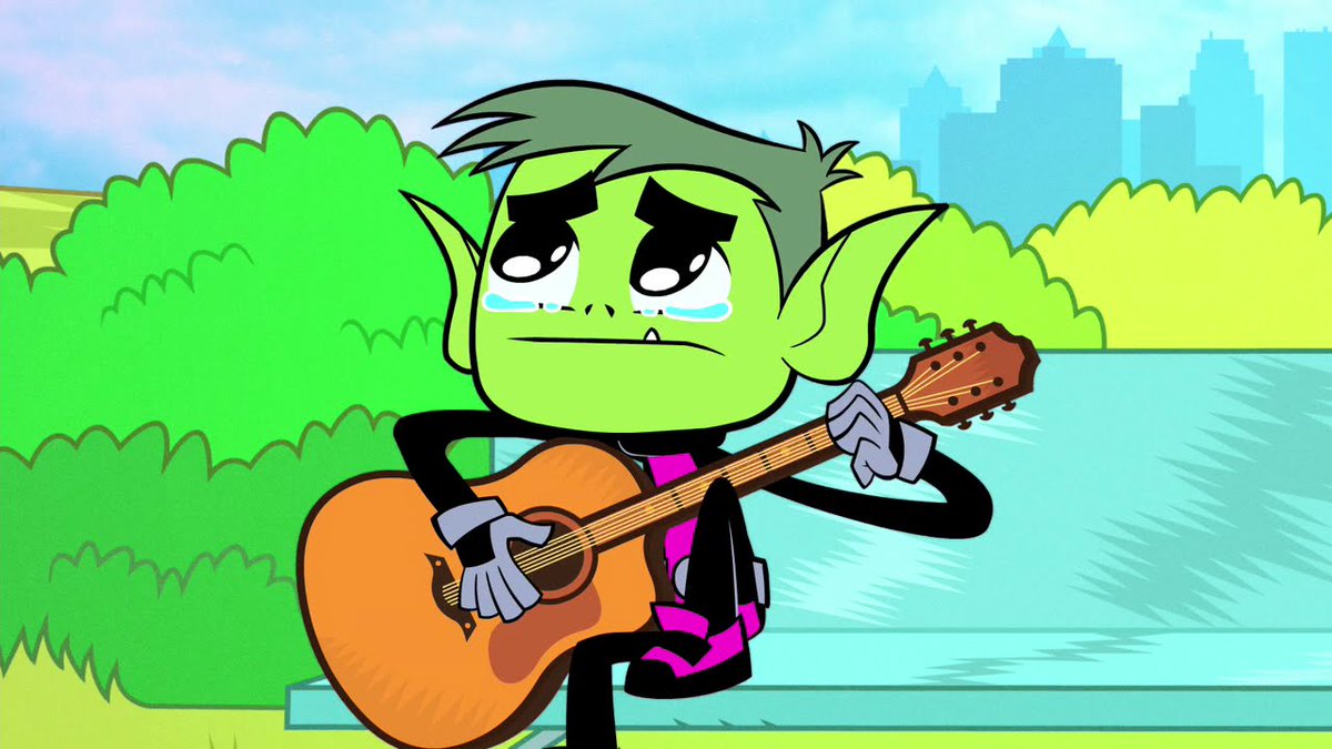 protractorstan's tweet photo. y'all...woojin looks like beast boy https://t.co/ACvWRYqkcy