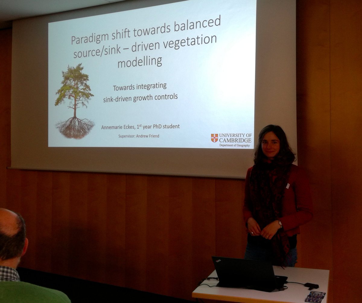 AnneHEckes's tweet photo. thanks for coming to my talk on modelling growth, during the PROFOUND conference! #FP1304 @FP1304Profound @AndrewDavidFri2 @CamUniGeography https://t.co/qLjbPaOLeN
