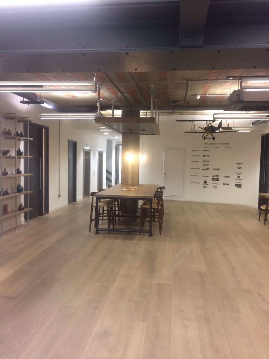 Great to see <a href="/origincoffee/">Origin Coffee</a> so busy love coming down to <a href="/aircraftfactory/">The Aircraft Factory</a> we have 1 2,500 sq ft unit left on flexible terms. @CBRE_London