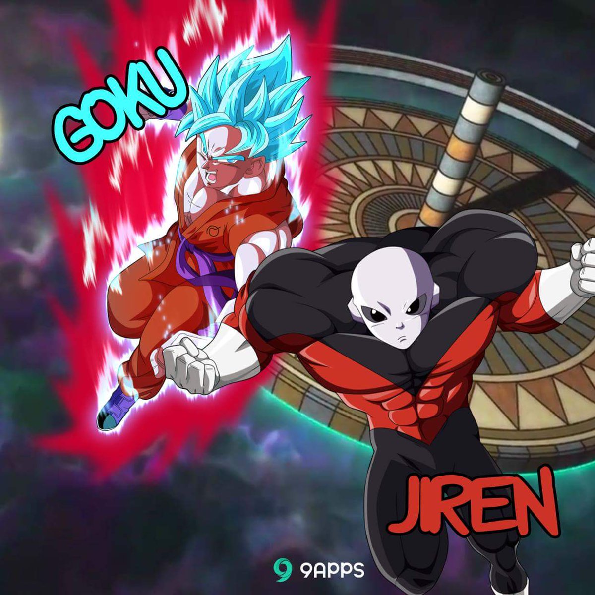 Pertarungan antara Goku VS Jiren membuat seluruh mata tak berkedip. Siapa yg akan menang?  #DragonBallSuper #9APPS