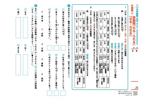 ちびむすドリル 作成 追加しました 中学国語文法問題プリント 付属語 助詞 助動詞 １１枚 T Co Yllar7uk0i 中学生国語 文法 付属語 助詞 助動詞 についての練習問題プリントです