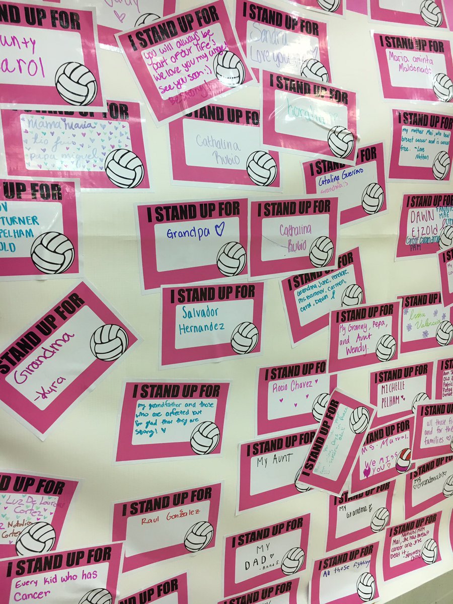 citrushillvb's tweet photo. Pink Out. #standuptocancer #volleyforthecure #digpink https://t.co/3kOvLoTkc8