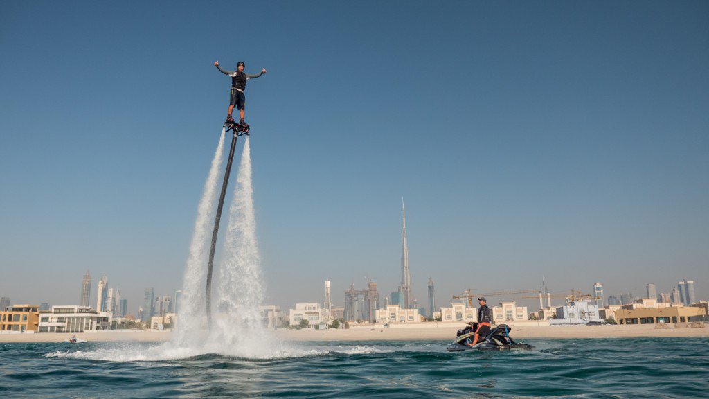 Just_Orbit's tweet photo. Don’t just do what others do when visiting #Dubai, try #Flyboarding at Sea Ride
https://t.co/K4aOGDvhwr

photo credit searide-dubai https://t.co/koVSzd1Gc9