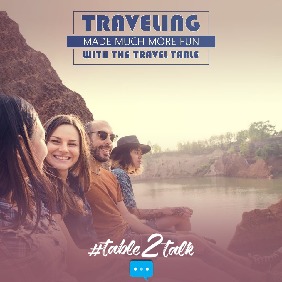 table2talk's tweet image. Join travel table of #Table2Talk and meet people who have traveled the world so that you know what place needs to be your next destination.