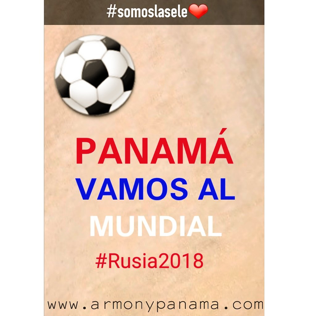 ArmonyPanama's tweet photo. #VamosMiSeleccion #Rusia2018 #10Oct #VivaPanama  #PanamaAlMundial https://t.co/4n4SATTcYA