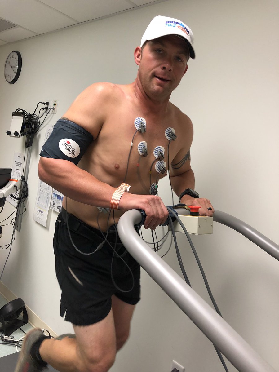 RyanP140_6's tweet photo. EKG stress test to ensure my ticker will keep ticking. Spoiler. I’m in great shape!#trifitcoaching #imaz #milesforsmiles https://t.co/zHeThyxyQk