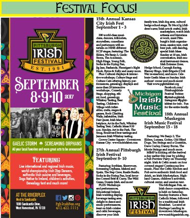 Last Summer Irish Fest preview @PittsburghIrishFestival @MichiganIrishMusicFest @KansasCityIrishFest in this months @OhioIANews #OhioIANews