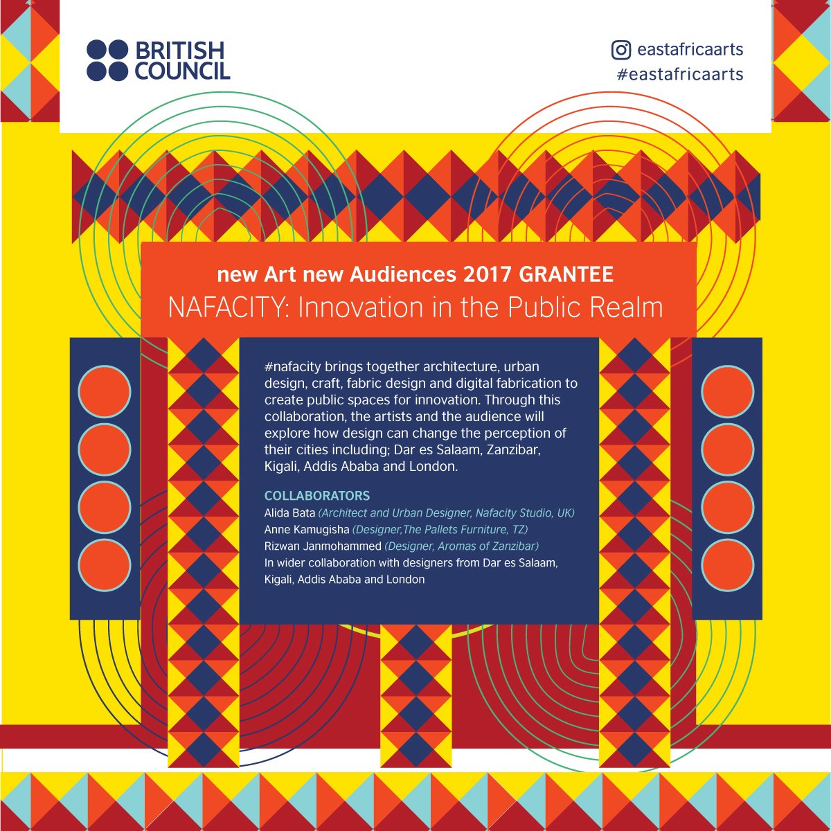 ke_British's tweet photo. #nafacity brings together architecture, urban design &amp; digital fabrication to innovate public spaces https://t.co/Fuaj80uMBv #EastAfricaArts https://t.co/iElI4hSTmt