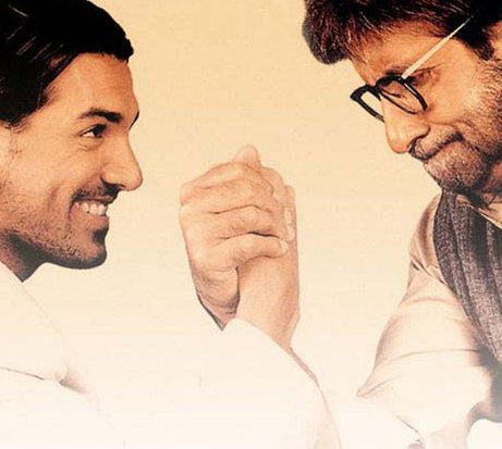 TheJohnAbraham's tweet photo. To the man who held my hand when I started my career. I will always stand by you.. Happy Birthday Sir. 
#AmitabhBachchan #Happy75thBirthdayABSir https://t.co/IJDpw2XfLA