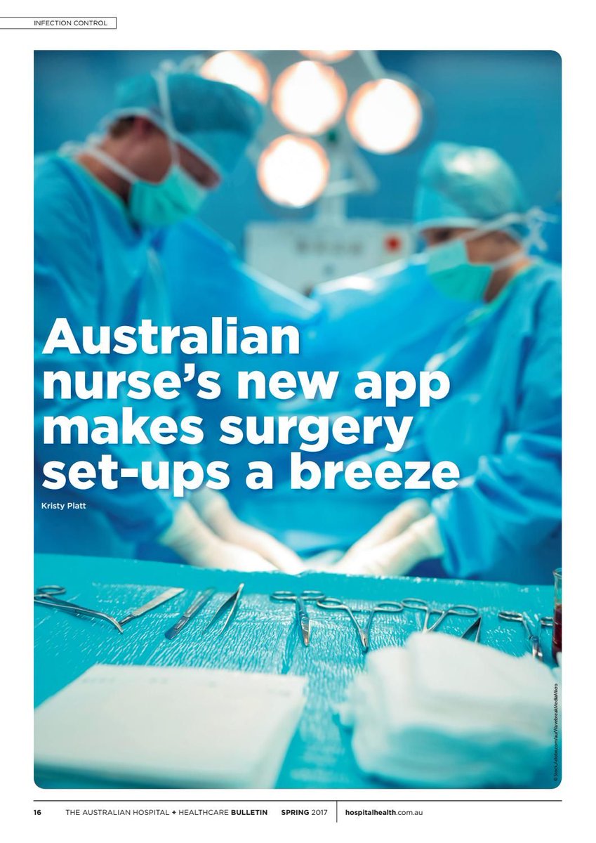 scrubitapp's tweet photo. CHECKOUT this fantastic write-up on Scrubit in The Australian Hospital and Healthcare Bulletin digital magazine: https://t.co/CEpCfjRfCB https://t.co/KwPZgPl8fM