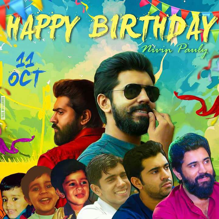 Happy birthday NIVIN PAULY    