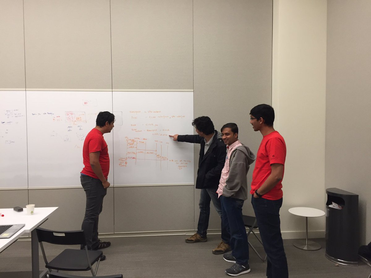 premsankar's tweet photo. @OpenDaylightSDN Oxygen DDF was most productive. COE - Kubernetes integration team  had great design discussion via @iamvthapar @ffkiv https://t.co/9OXcDBbHA9