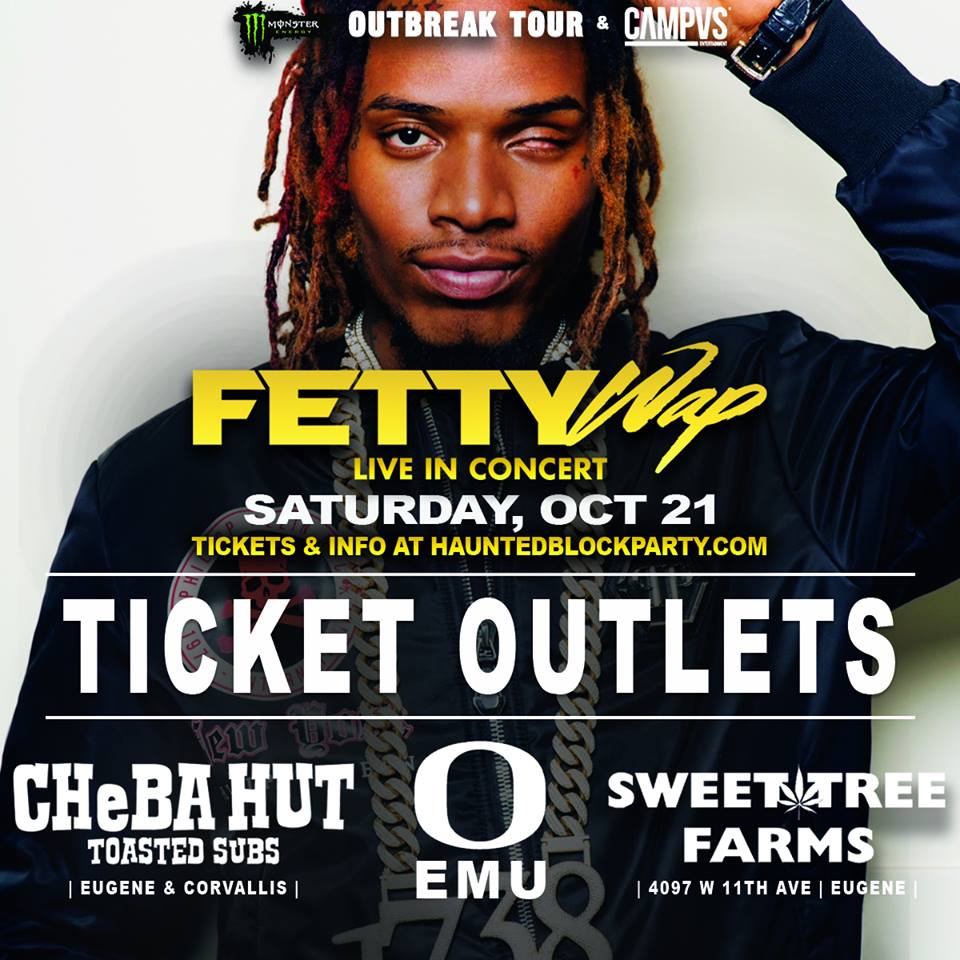HauntedBP's tweet image. If you want hard #tickets to #HauntedBlockParty, make sure to hit up our official ticket outlets @UO_EMU, ChebaHut and Sweet Tree Farms!