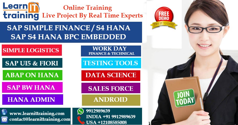 ajayvarma_av's tweet photo. #OracleTraining, #WorkdayTraining, #SAPS4HANATraining, by Industry Experts
Register At: https://t.co/lIiBdAJ8ic https://t.co/0RElc9GtNp