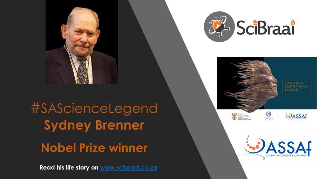 SciBraai's tweet photo. #SAScienceLegend Sydney Brenner: A Nobel Prize winner's life dedicated to science on… https://t.co/kE27SHnrZU https://t.co/8ZW5FDQRQA