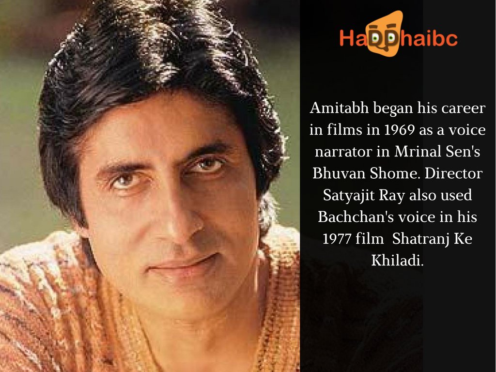 Happy Birthday Amitabh Bachchan, The Mahanayak Of Indian Cinema. 