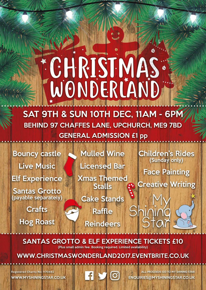 Be sure to book these dates in your diary for our amazing Christmas charity event! #kent #upchurch #Christmas #fun #kids #December #charity