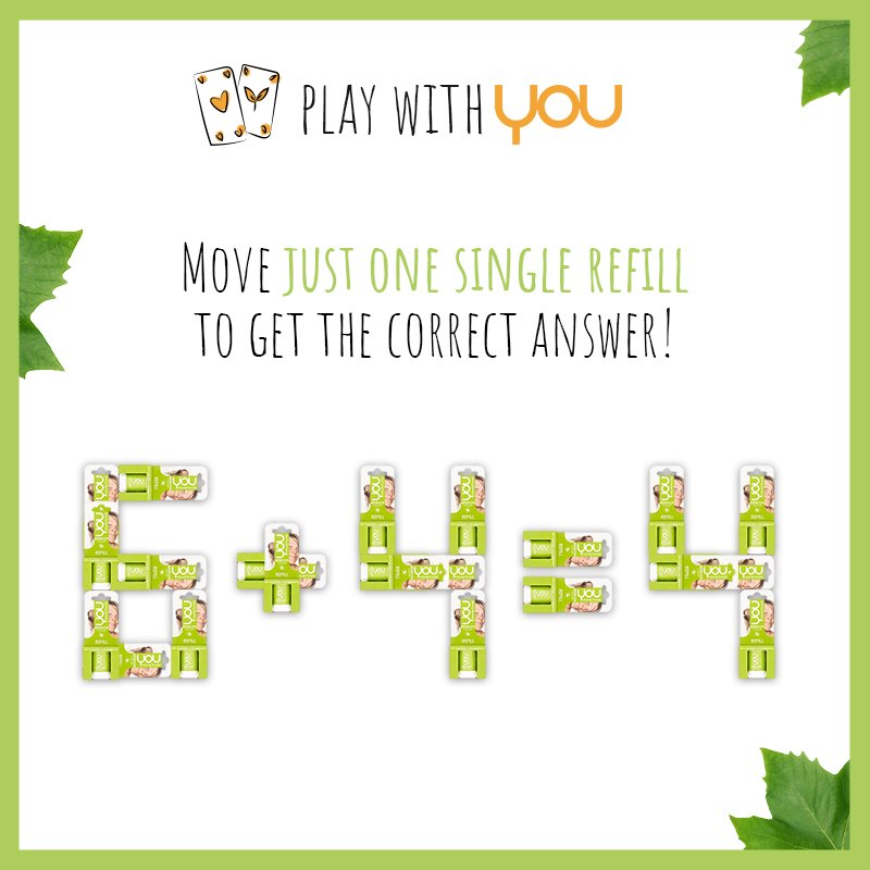 YOUhomecare's tweet photo. #FreebieFriday Follow &amp; RT with the solution! Move just one refill to solve the equation for a chance to win one plus a bottle! 🤔🎁 https://t.co/gmiBKPr3cR