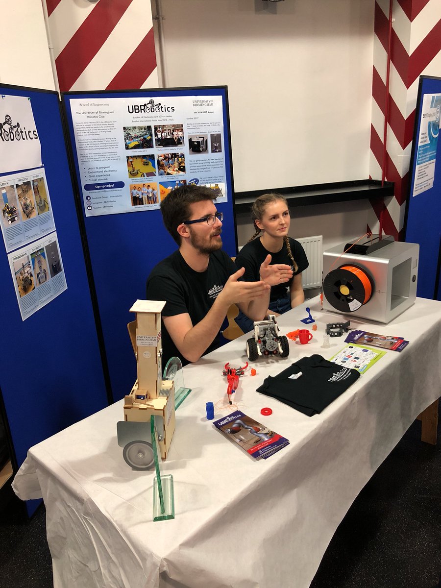 UBRobotics (@ubroboticsclub) on Twitter photo It’s the <a href="/eps_unibham/">College of Engineering & Physical Sciences</a> societies fair today! Drop by to hear what we are all about and find some new societies! It’s the <a href="/eps_unibham/">College of Engineering & Physical Sciences</a> societies fair today! Drop by to hear what we are all about and find some new societies!