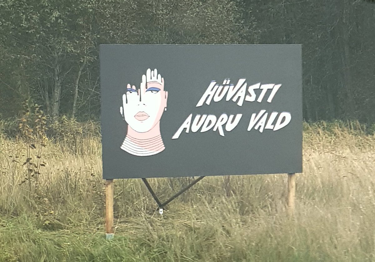 EstonianWeirdo's tweet photo. Ok, bye. #Audru #AudruVald #Haldusreform #Pärnu #Streetart https://t.co/vTW3TGMEfb