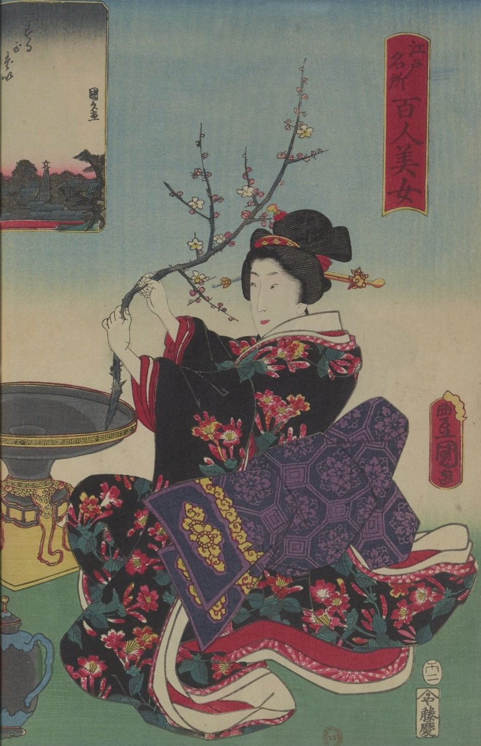 限定品】 かなか花絵画4点 輝く夜空と天使とウサギのゴンドラ 絵画