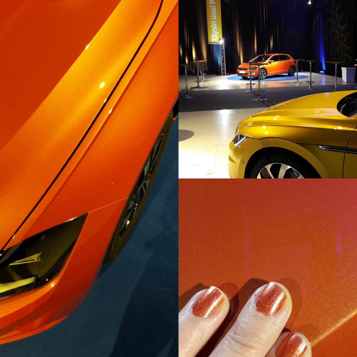 SuviTasanen's tweet photo. Syksyn sävyt #EnergeticOrange #TurmericYellow #UusiPolo #UusiArteon #Volkswagen https://t.co/SSHApUlY9x
