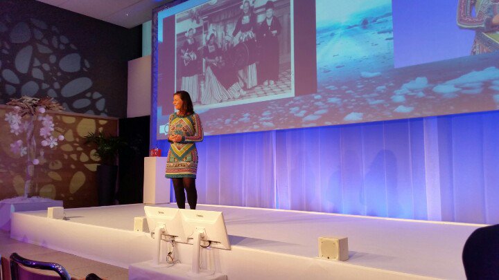 RinBra's tweet photo. Inspirerend verhaal over succes bij mogelijk falen door poolreiziger Bernice Notenboom #OID2017 https://t.co/xKUqJiMOiT
