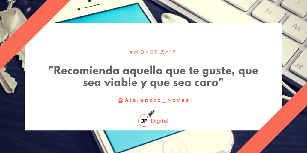 Si atinas con tu público, da más beneficios vender un producto de precio más elevado <a href="/Alejandro_Novas/">Alejandro Novás</a> en #monetizate #eCommerce #marketing