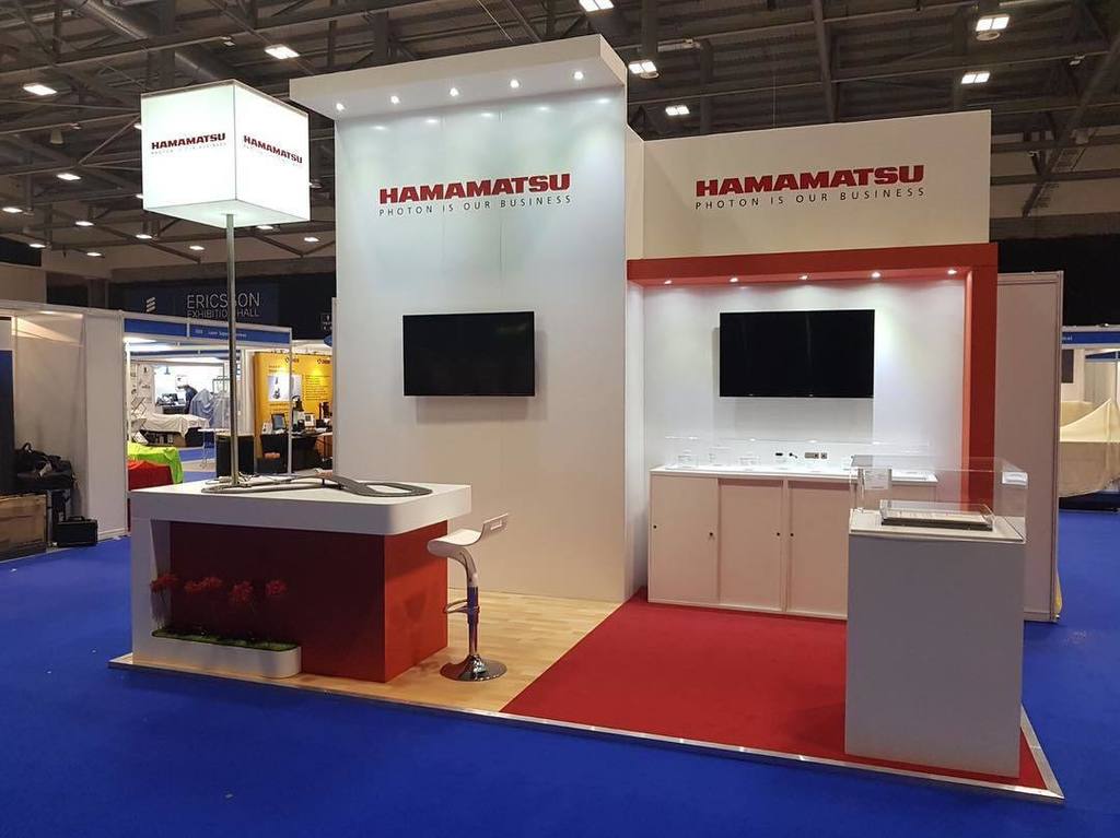 TeamExpos's tweet photo. Hamamatsu at Photonex #photonex #photonex2017 #expositionists #teamexpos #expos #exhibitionstands #expo25years https://t.co/1k1EyIs9bC https://t.co/DJdo7ar7a9