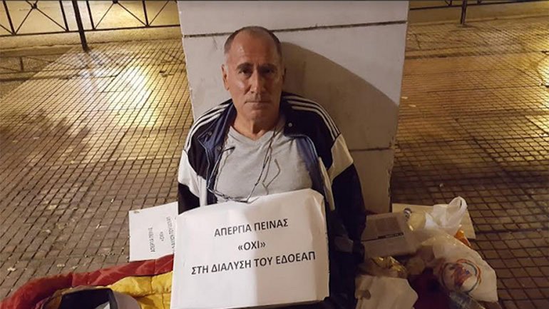 gkoroneos's tweet photo. Έκτη ημέρα απεργία πείνας ο Θοδωρής για τον ΕΔΟΕΑΠ. Απο σήμερα και η Αφρ. Υψηλάντη. https://t.co/eMlnWGBElX