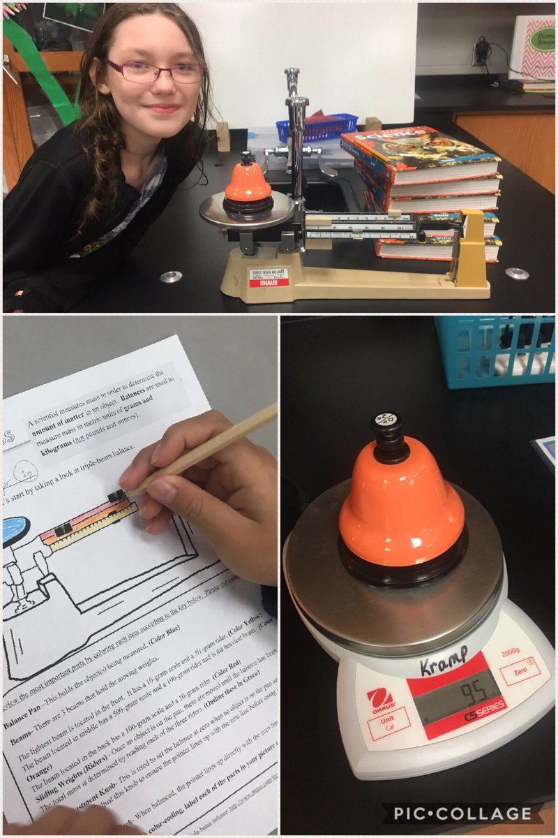 MrsKramp's tweet photo. We're starting off our PS Matter unit with... Matter of coarse! #measuringmass 🔔 https://t.co/rLLUAKRUGU