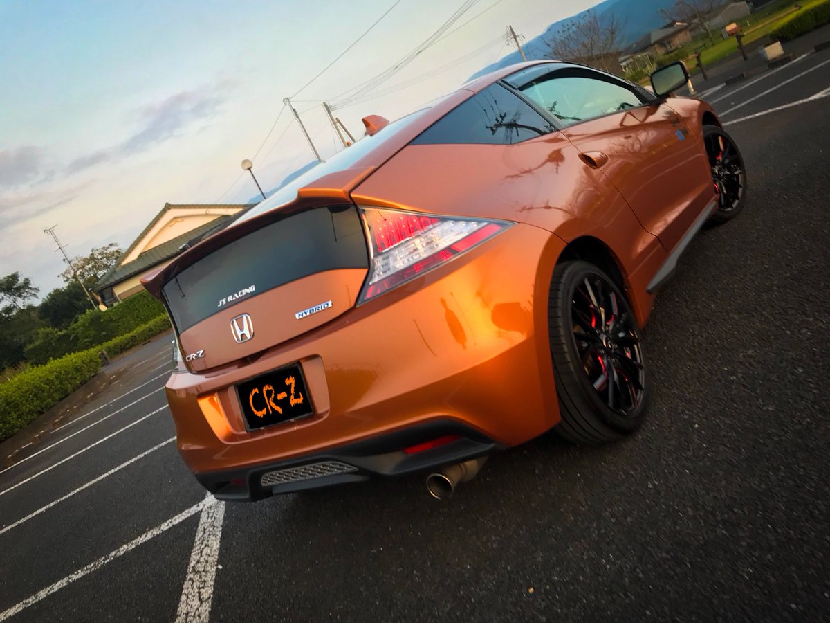ぽぽぽんた Cr Z Honda Cr Z オレンジかっこよい ポンタ号 オレンジ 車好きな人rt かっこいいと思ったらrt