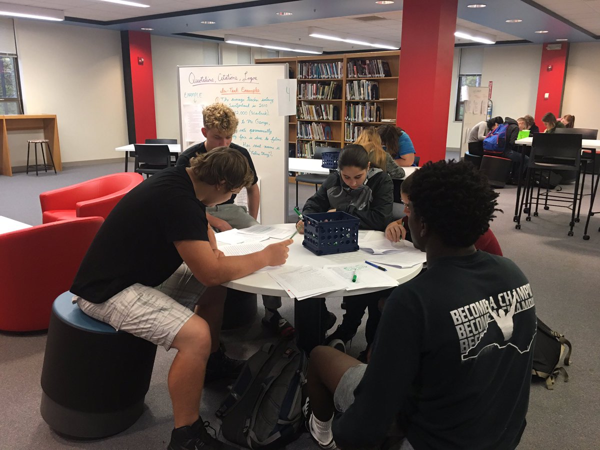 Dr_Oberhauser's tweet photo. Students hard at work in the Media Center. #LoveWhereYouLearn https://t.co/NEeRgjqWYe