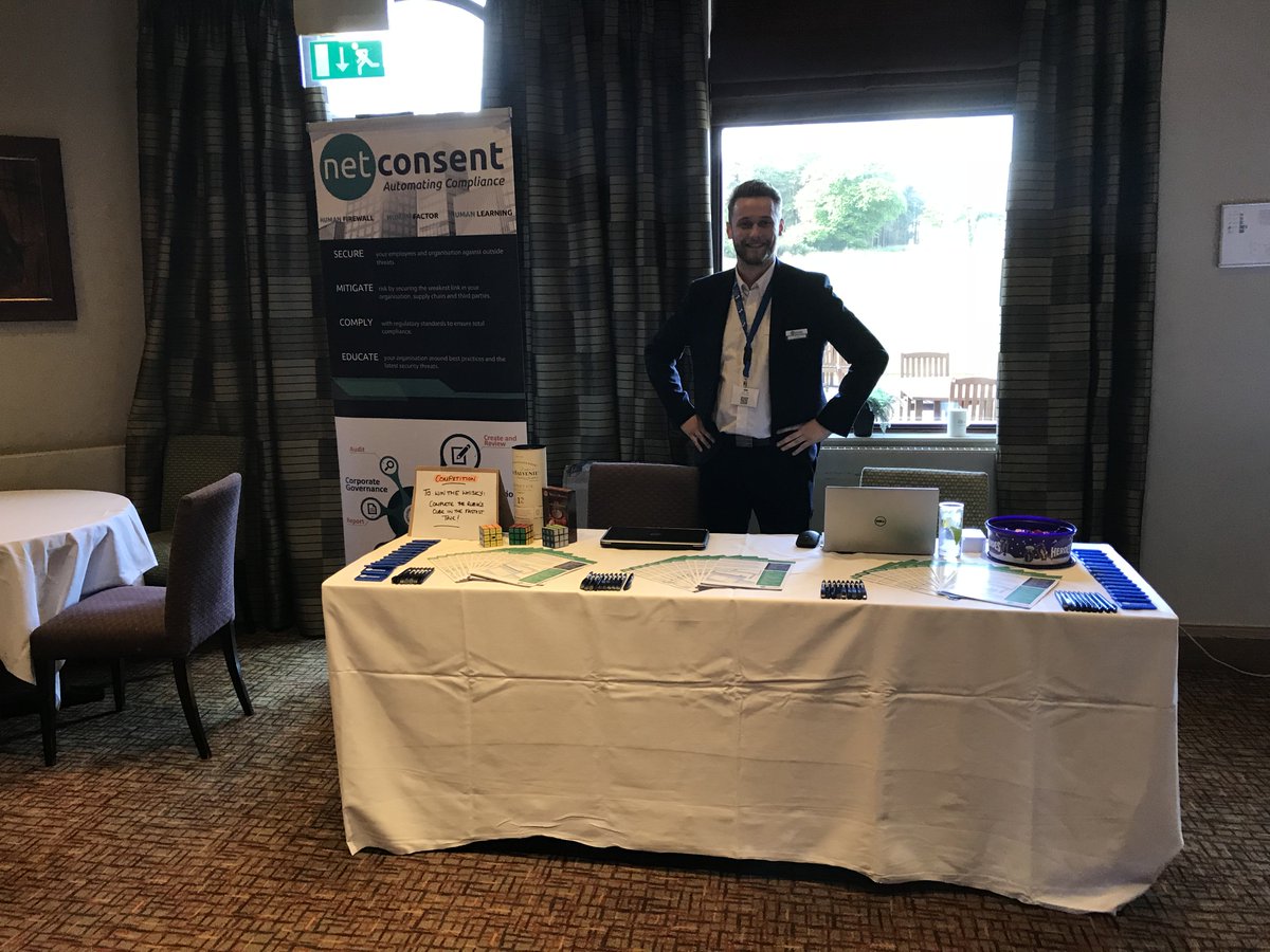 NETconsent's tweet photo. And we're off! NETconsent at NISC 2017 is a go! #NISC2017 #NETconsent https://t.co/GErJgTAjMI