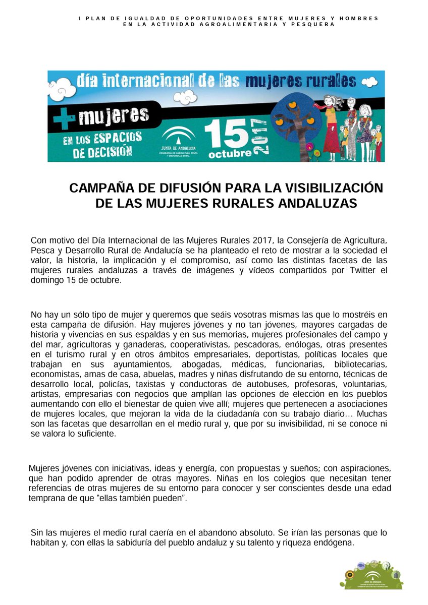 AdraoGDR's tweet photo. Desde @AdraoGDR  animamos a las mujeres andevaleñas a que participen en esta campaña poniendo en valor lo que somos. #SoyMujerRural 2/3 https://t.co/IXiWcGPktb