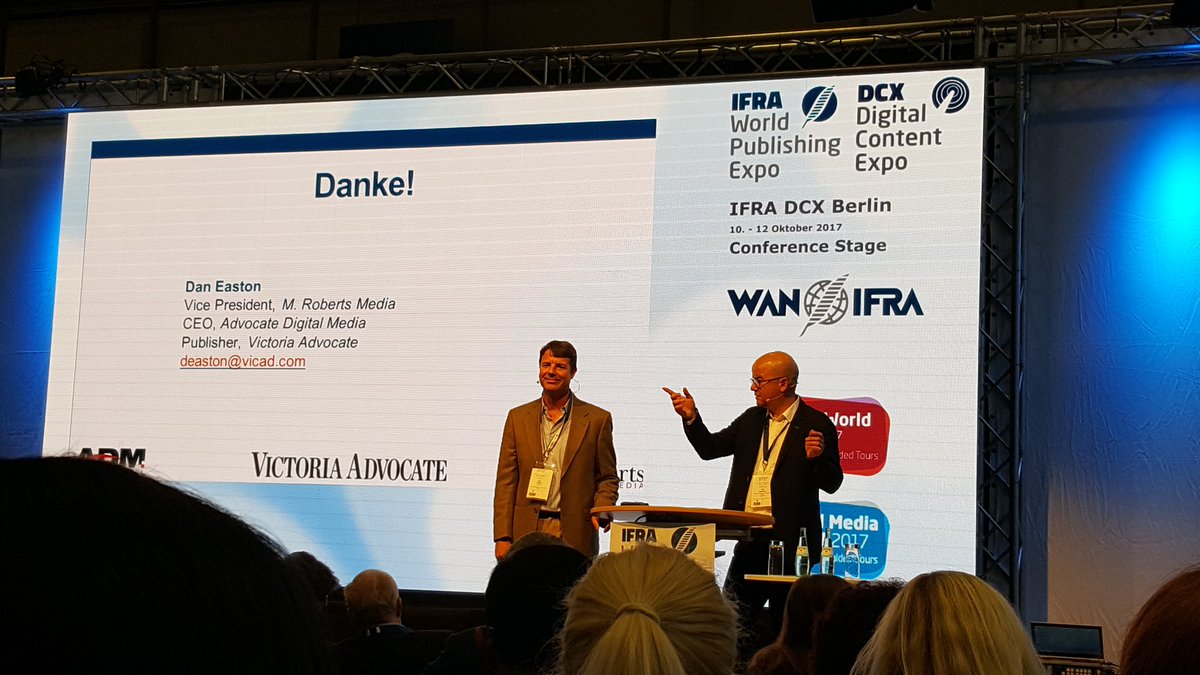 EBreux's tweet photo. En direct du WAN IFRA   Berlin https://t.co/WGhSxhWk71