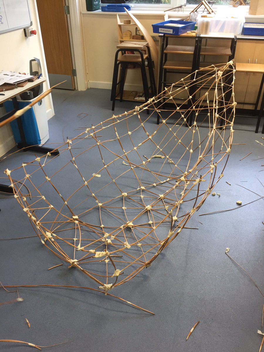 StAndyDT's tweet photo. An amazing mornings work to produce the willow frames for our light sculptures. Great perseverance boys! #jackonthegreen #Samesky https://t.co/ehnetwdSYP