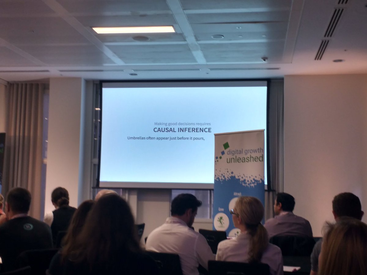 kylehearnshaw's tweet photo. Nothing like some statistics to kick off the day at #digitalgrowthunleashed with @lukasvermeer https://t.co/8LoHVyuPcz