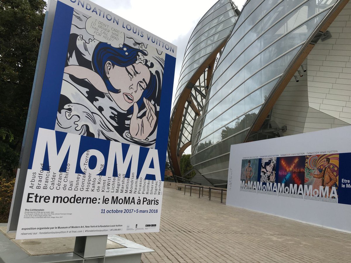 vdennemont's tweet photo. A ne pas manquer : 200 oeuvres du #moMA exposées à la @FondationLV  > https://t.co/D6I04VKfzO … … #art #Paris #mustsee 😍 https://t.co/lDyLlumgDh