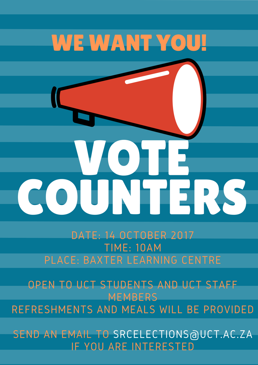 UCT SRC & Faculty Council Elections tweet media