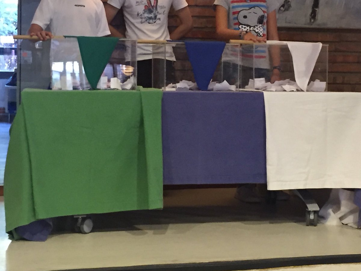 blancacanonge's tweet photo. A l’Escola @GarbiPereVerges exercim la democracia amb el dret a vot per escollir els nostres representants ja tenim Caps i Sotscaps de Color https://t.co/yBznAUs8jM