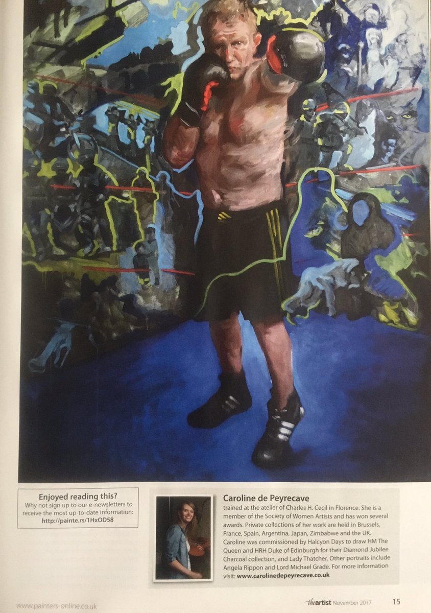 Article in #theartistmagazine after winning prize at <a href="/SWAinfo/">SWA</a>. The piece features work from my <a href="/WARPaintExhib/">WARpaint Exhibition</a>
