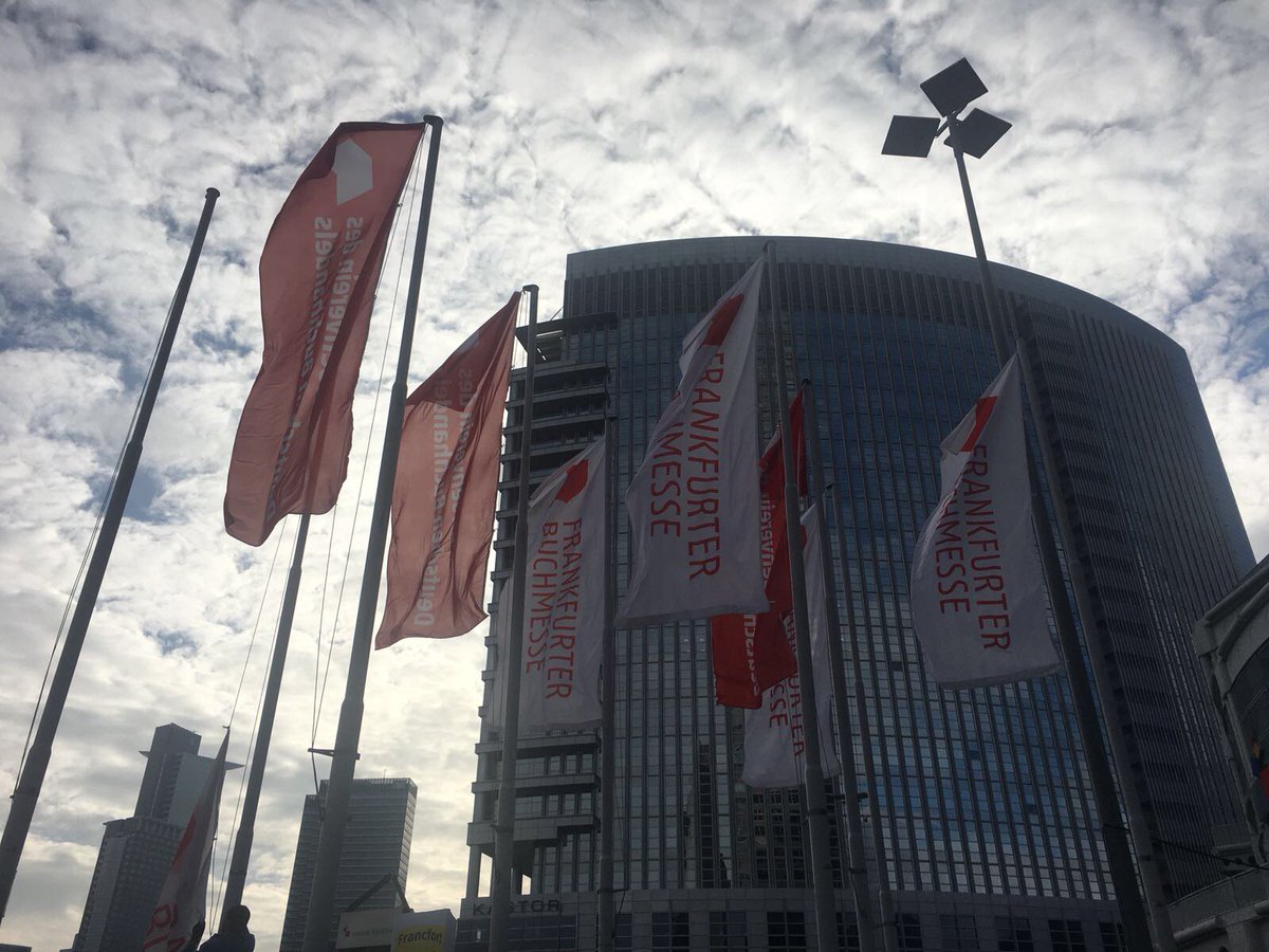 Plum5ltd's tweet photo. We are here! Excited to take on Frankfurt Bookfair 2017! Remember to email mark@plum5.co.uk for appointments! @Book_Fair https://t.co/GCQJV7hYRs