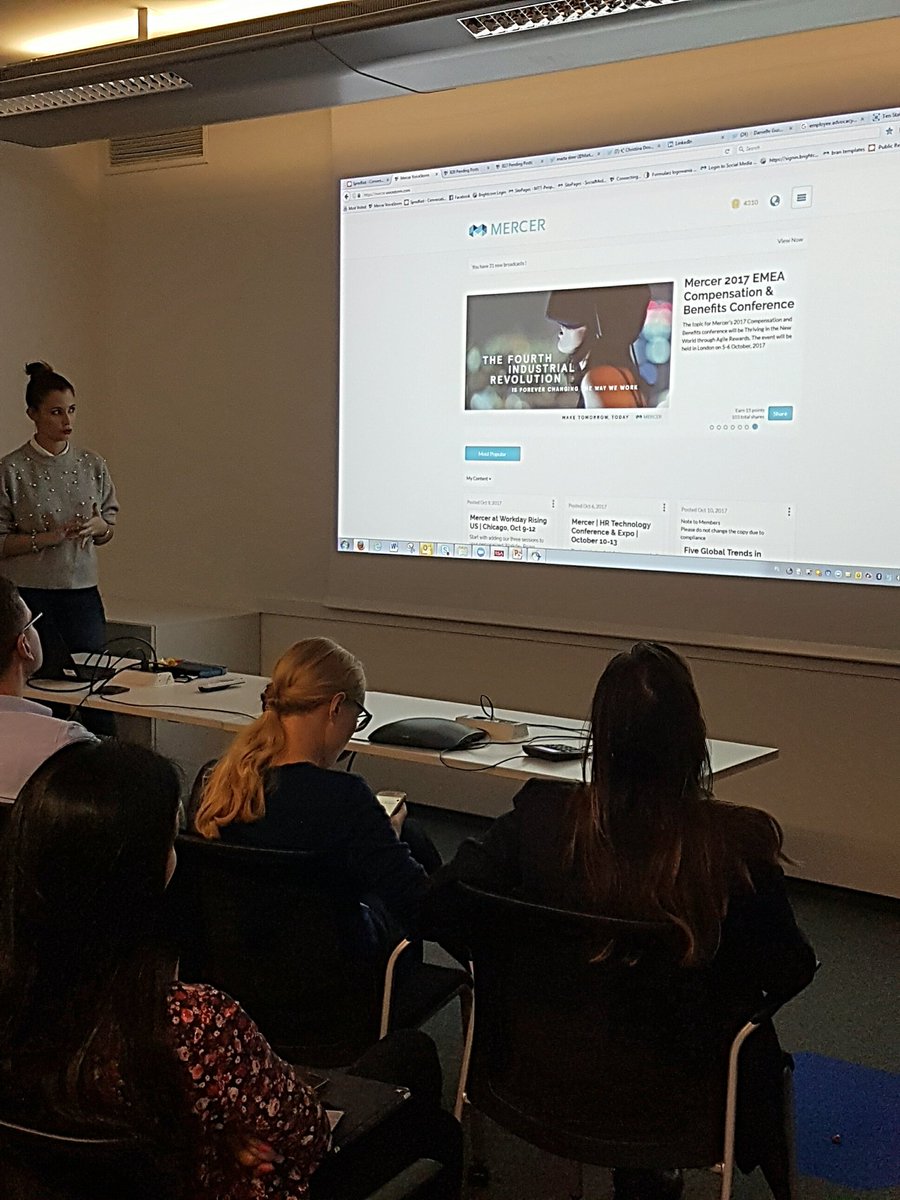 OlgaFytsyk's tweet photo. Happening now! @ZGryta gives the tips on how to rock #socialmedia 📱😄👍 #wearemercer #merceractive https://t.co/274LLvYhAY
