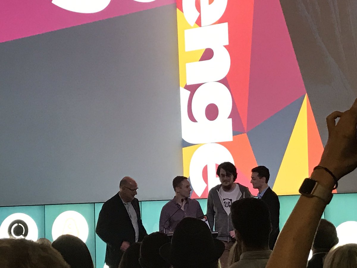 QUTEship's tweet photo. Awesome work @popgunlabs! Winners of #qutchallenge 2017! #Popgun #AI #musician can teach #music, jam w #musicians & enable music makers!ππ https://t.co/tOfnRRwFlJ