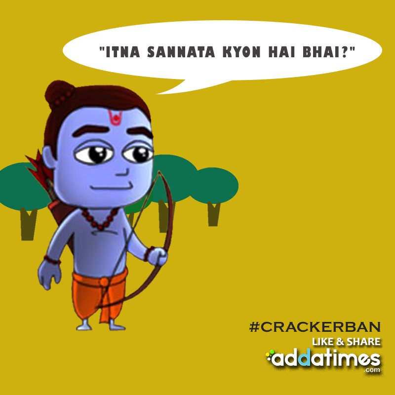 addatimes's tweet photo. With crackers or without crackers, how are you planning to celebrate your #Diwali?
#crackerban #CrackerDivide #CrackerFreeDiwali https://t.co/hFg80aGLD5